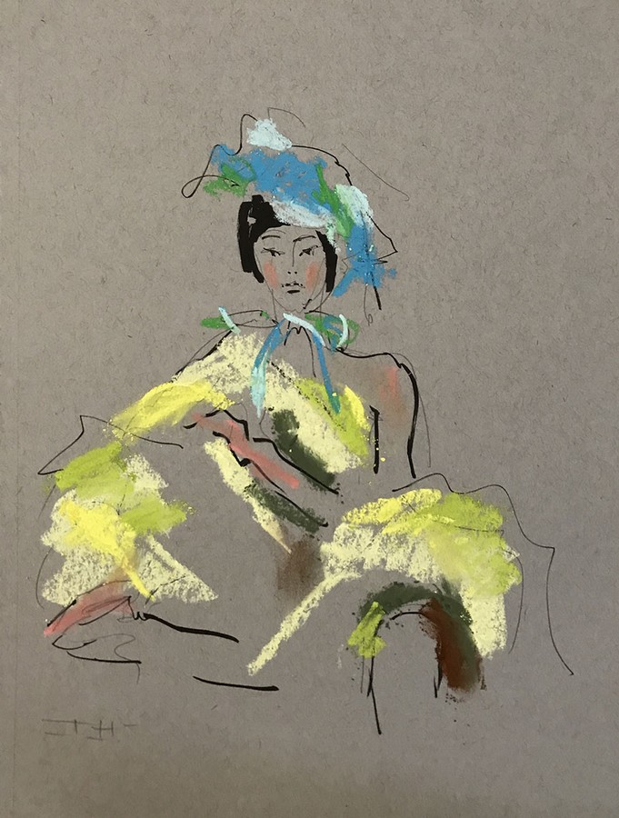 Sketches from Drawing Cabaret Couture