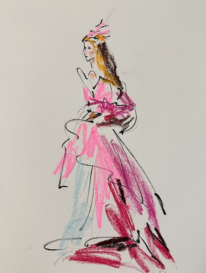 Online fashion illustration