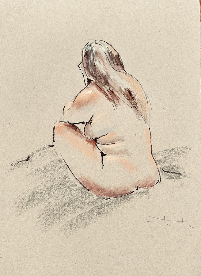 Life drawing session