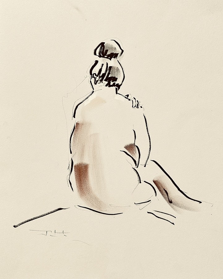 Life drawing session