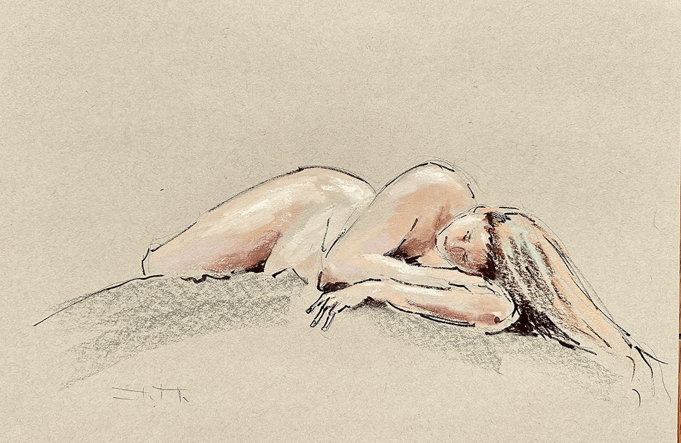 Life drawing session