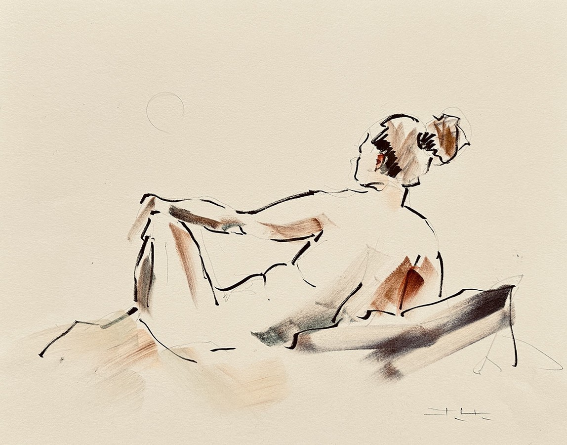 Life drawing session