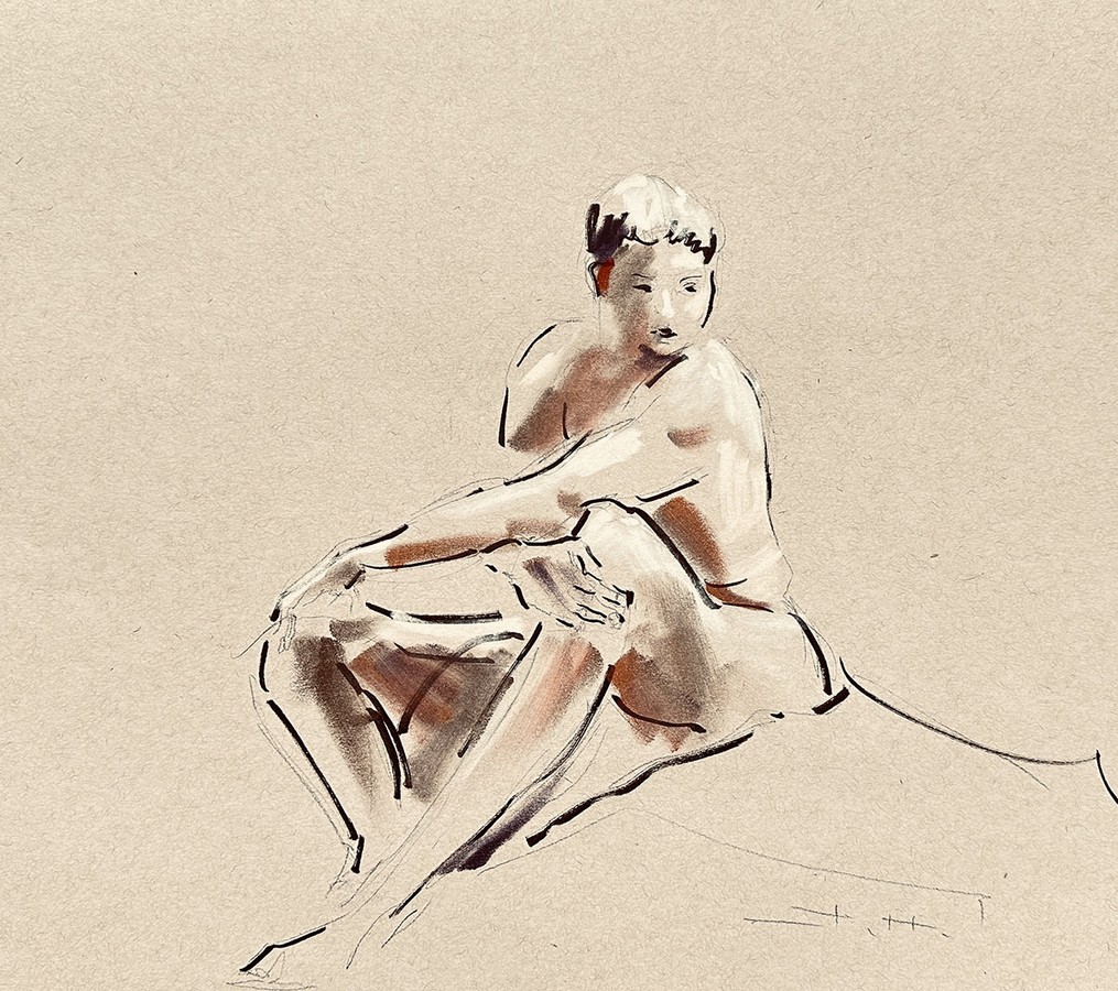 Life drawing session