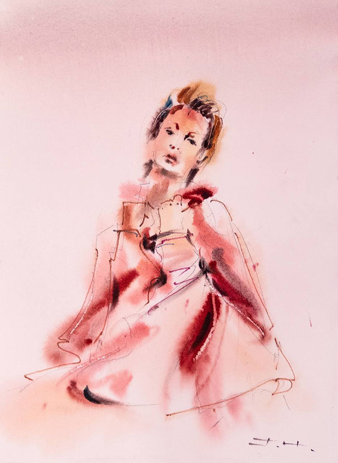 Fashion illustration online drawing class