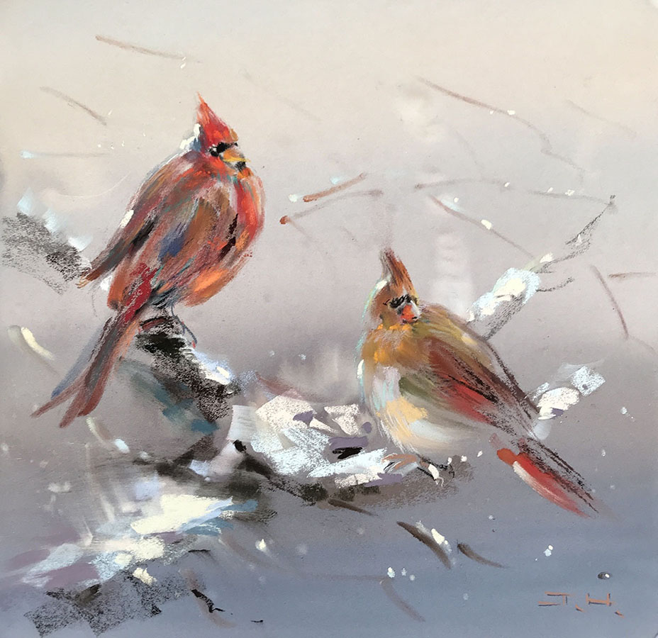 Winter birds