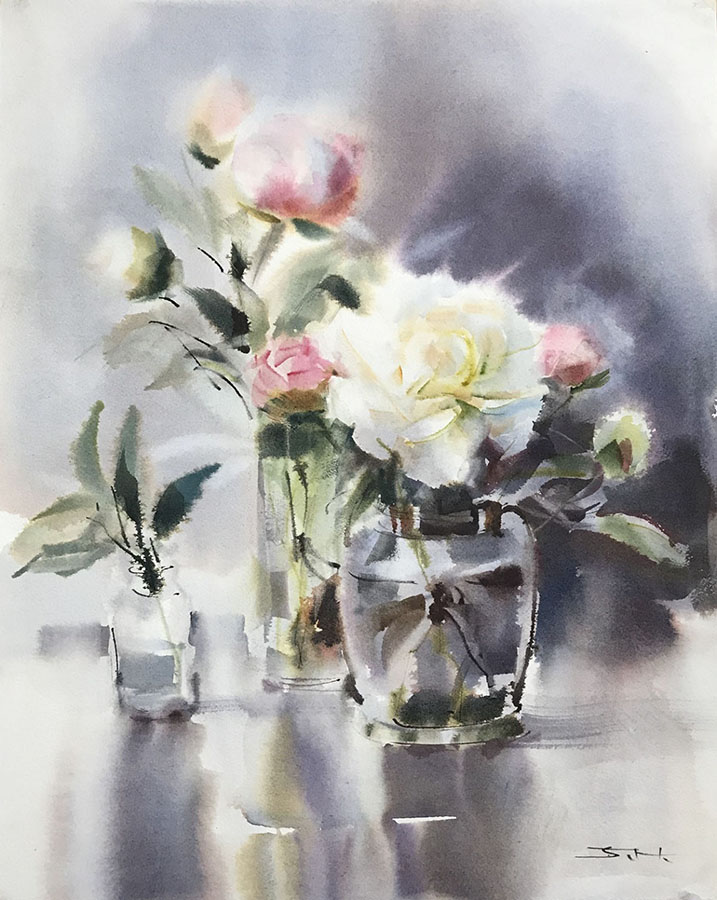 Arrangement with Peonies