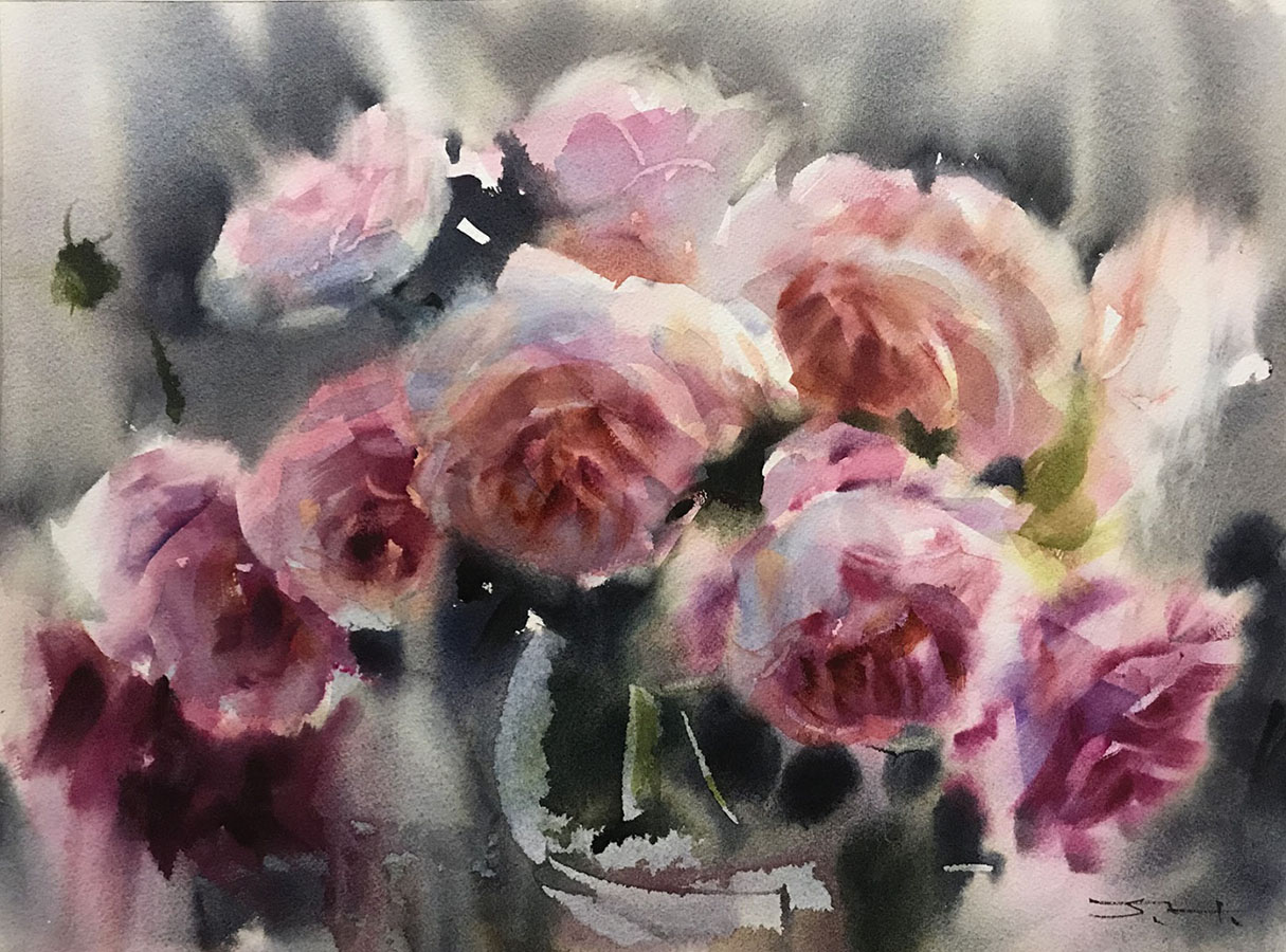 Garden Roses study