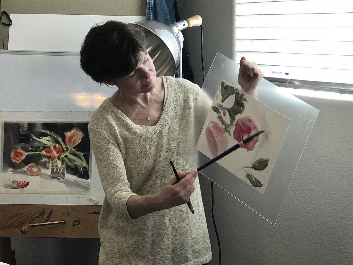 Painting Flowers in Watercolor