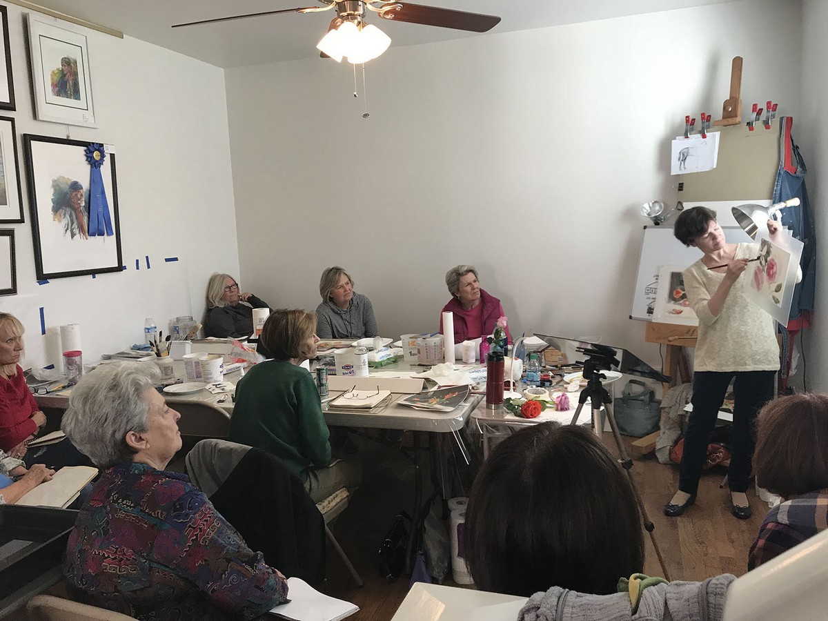 Painting Flowers in Watercolor