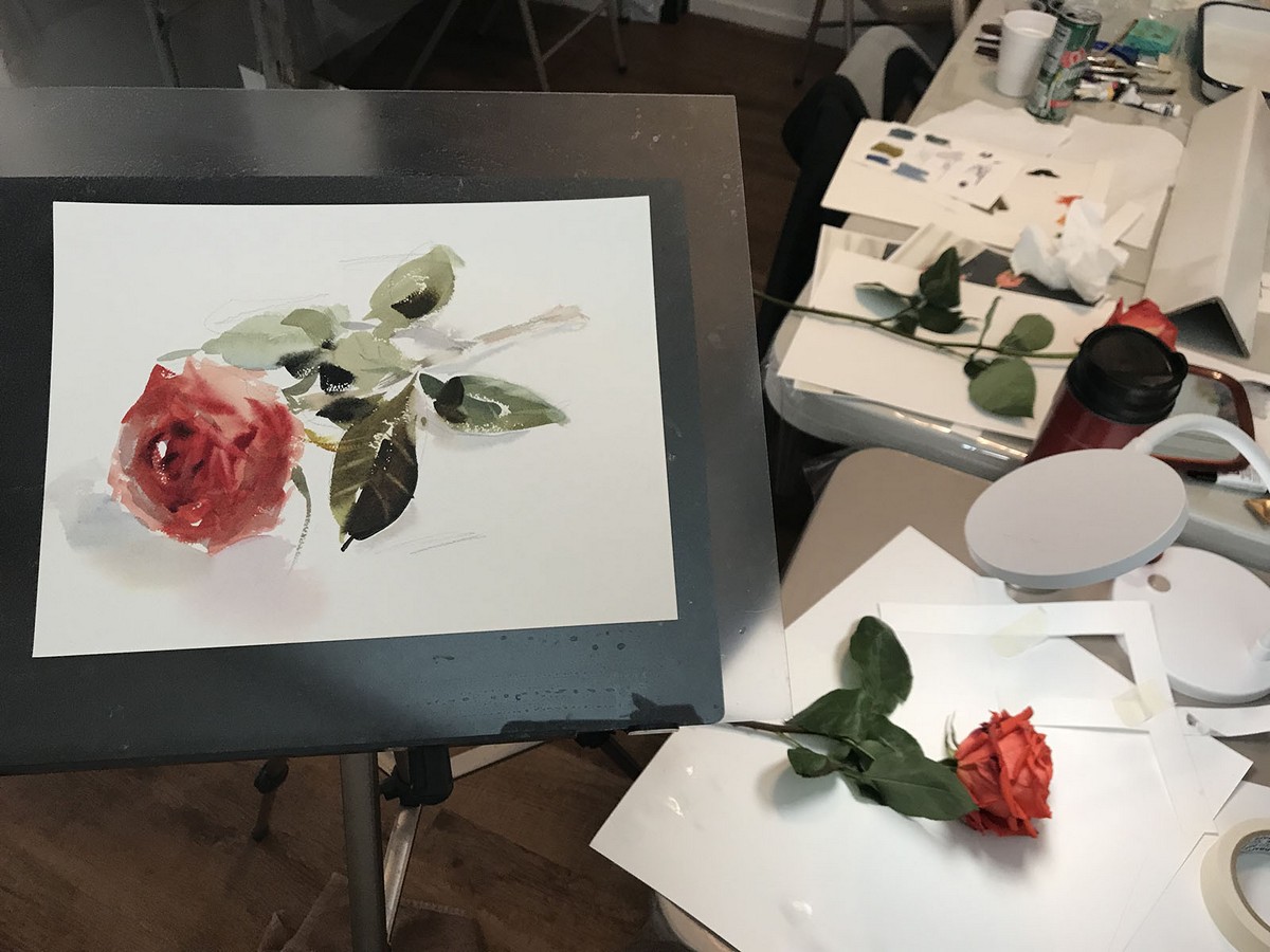 Painting Flowers in Watercolor