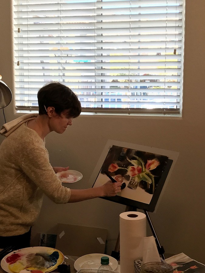 Painting Flowers in Watercolor