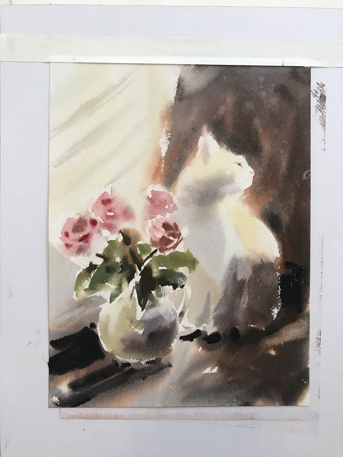 Pet Portraits in Watercolor